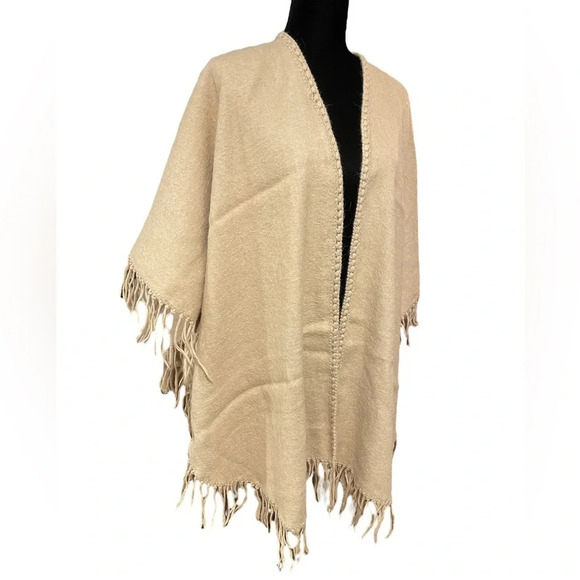 Confecciones Matty 100% alpaca poncho cape - Picture 1 of 8